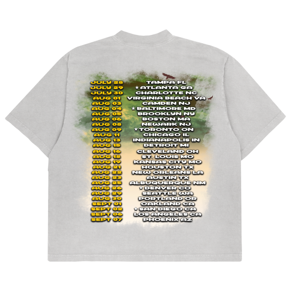 SORRY FOR THE DROUGHT TOUR T-SHIRT WHITE